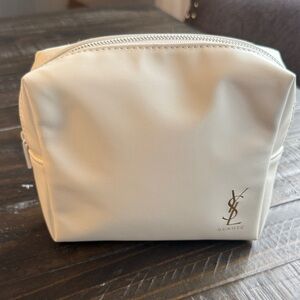 Yves Saint Laurent Cream Cosmetic Bag